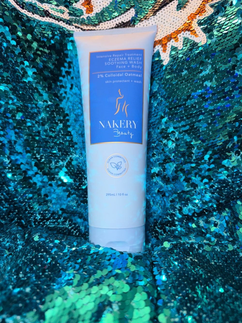 Nakery Beauty Eczema Relief Soothing face + body Wash